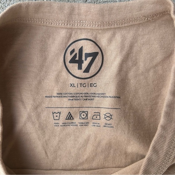 47 Brand Tan Green Bay Packers Short Sleeve T-Shirt - Picture 5 of 6